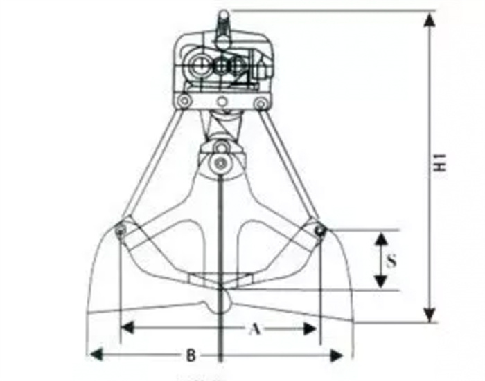 electric motor grab bucket6