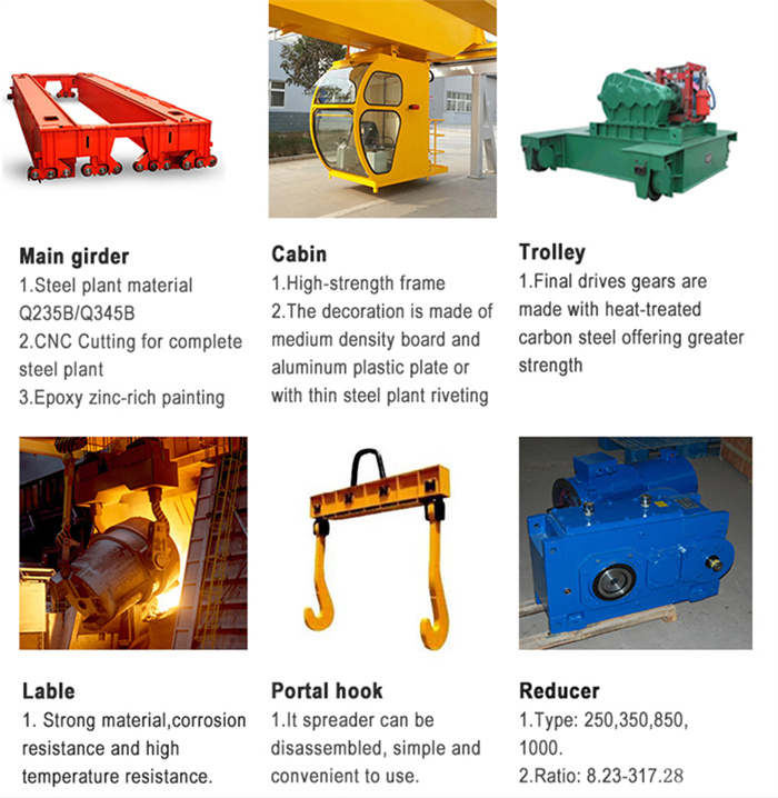 yzs four girder casting bridge crane9