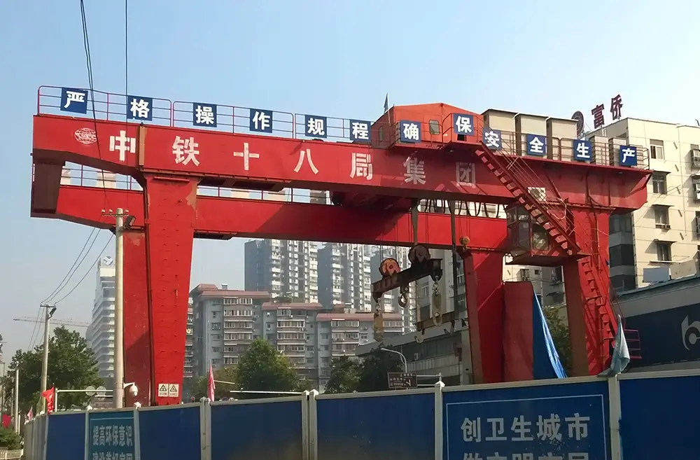 U Type Double Beam Hook Gantry Crane