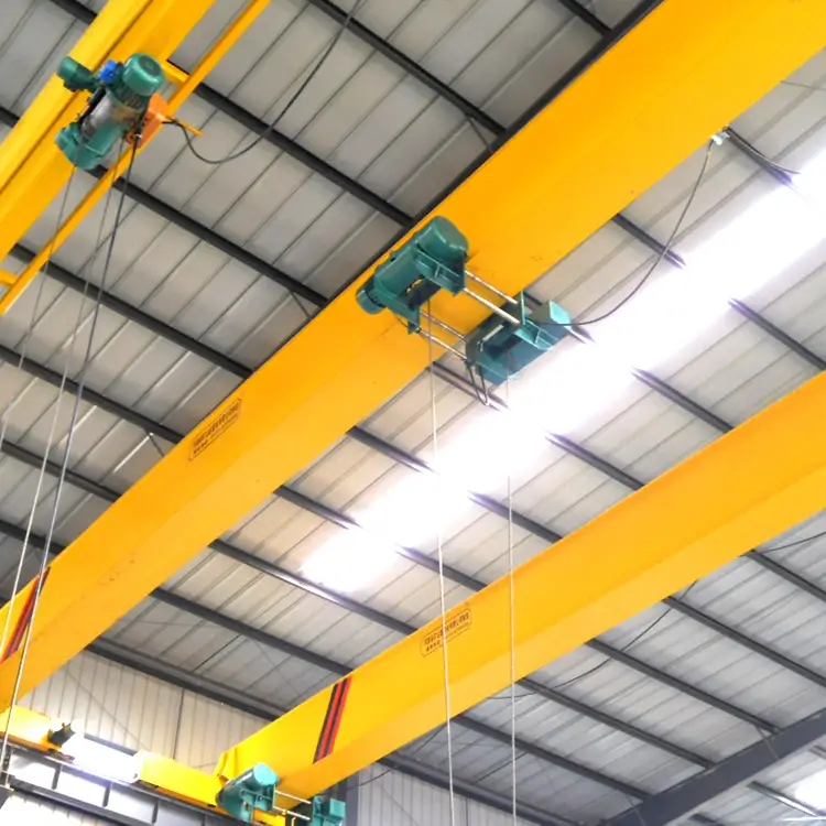 Low headroom overhead crane