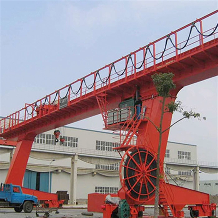 single beam gantry crane equipped with off-track winch trolley