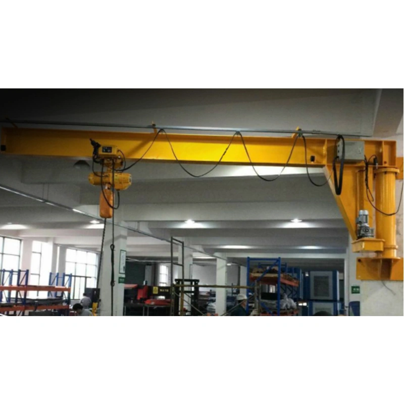 Light Duty Wall Mounted Swing Arm Jib Crane With Electric Chain hoist