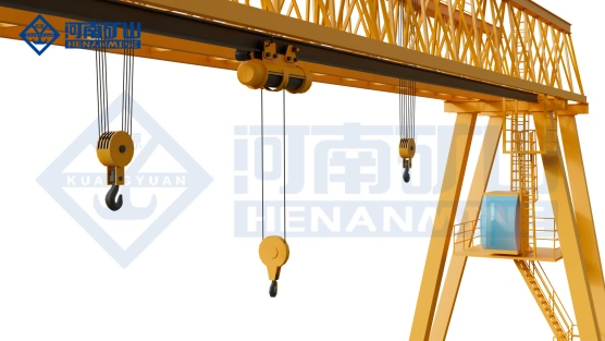 Double trolley truss gantry crane 3.webp