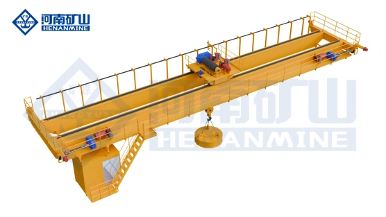 overhead crane with magnet.webp